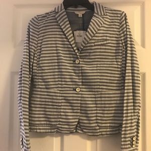 *NWT* Gap Blue & White Striped Blazer- Size 0